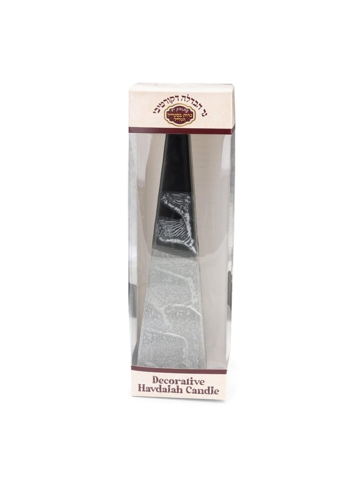 Decorative Multicolored Pyramid Havdalah Candle (Choice of Colors)